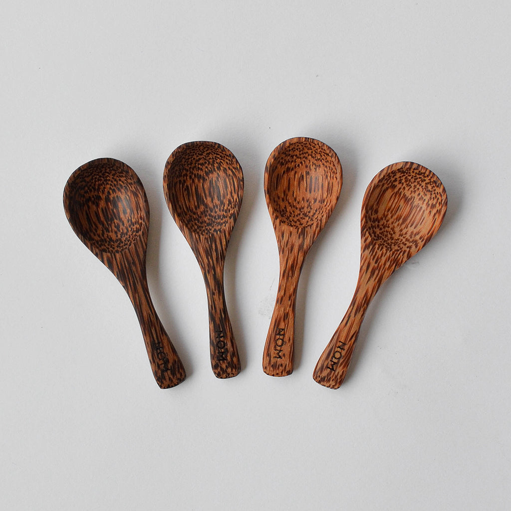 Short Handle Teaspoon, Coconut Palm Wood