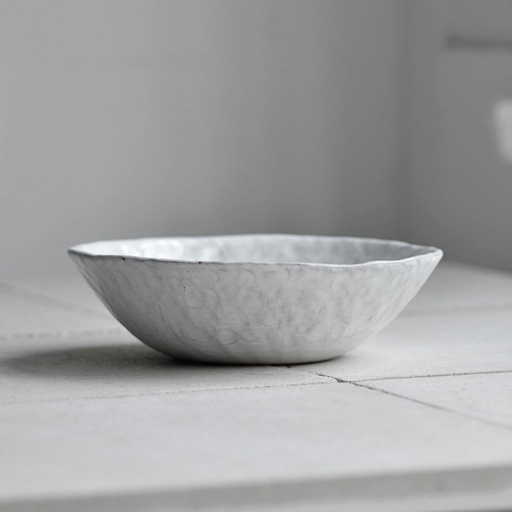 Hand Moulded Pasta Bowl, Snow White