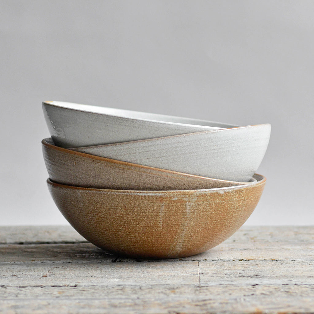 Hand Thrown Soup Bowl, Rust