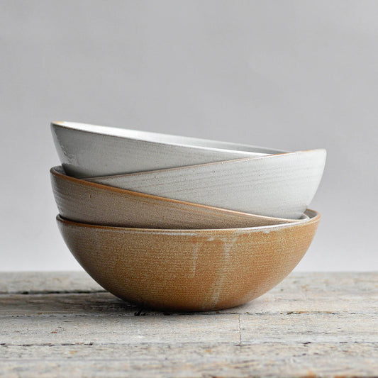 Hand Thrown Soup Bowl, Rust