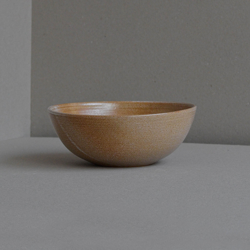 Hand Thrown Soup Bowl, Rust