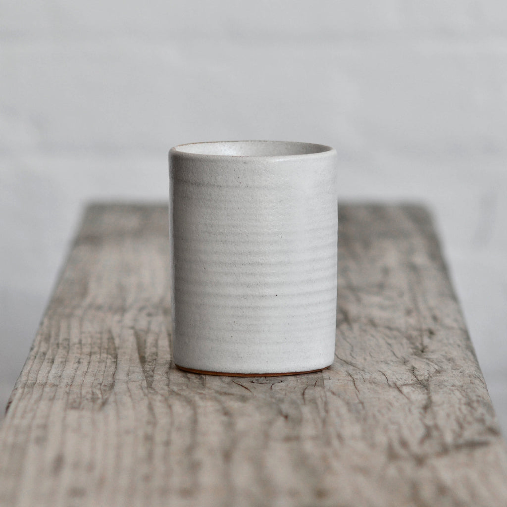 Stoneware Beaker, Snow White