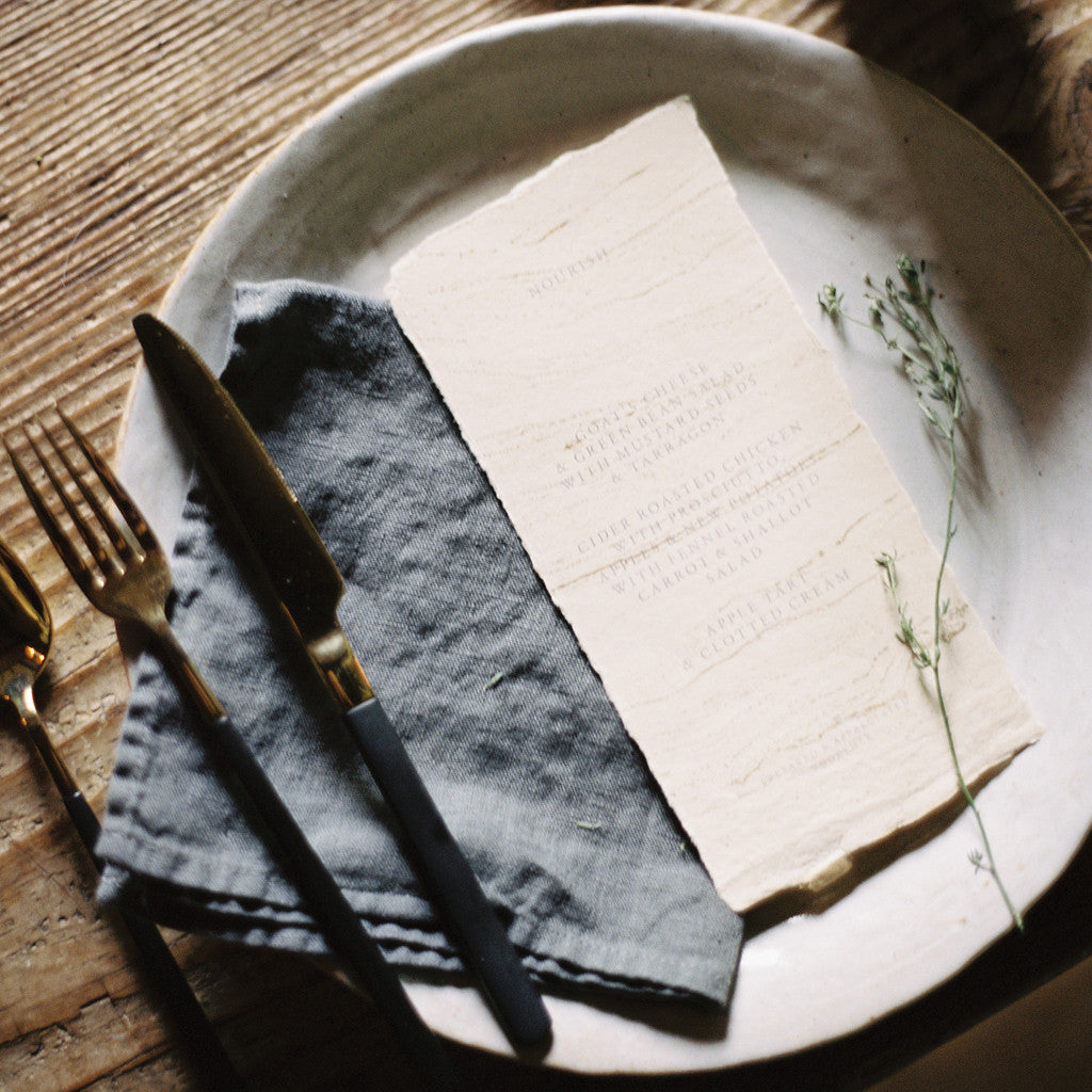 Hand Moulded Dinner Plate